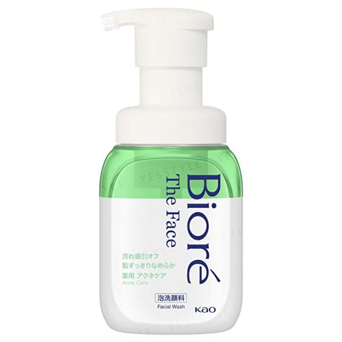 Biore The Face Foam Facial Cleanser Acne Care - 340ml Refill