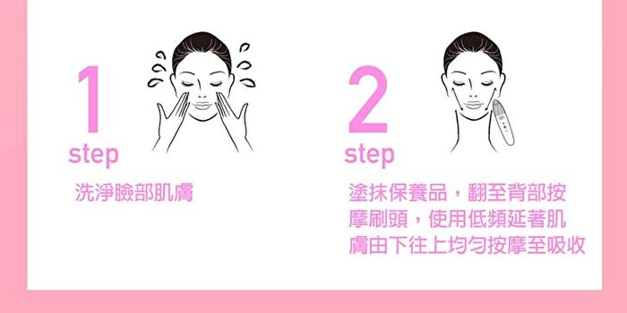2-In-1 Pro-Cleansing Facial Brush Purple - 1 pc