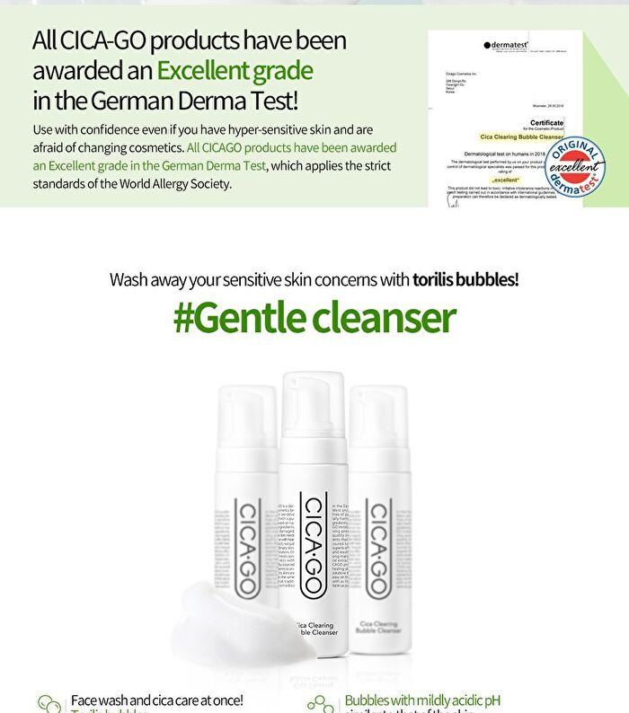 Isoi CICAGO Cica Clearing Bubble Cleanser - 200ml