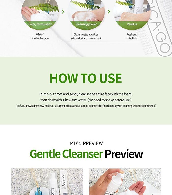 Isoi CICAGO Cica Clearing Bubble Cleanser - 200ml