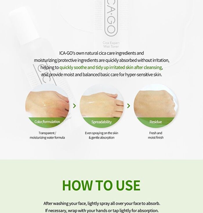 Isoi CICAGO Cica Expert Mist Toner - 150ml