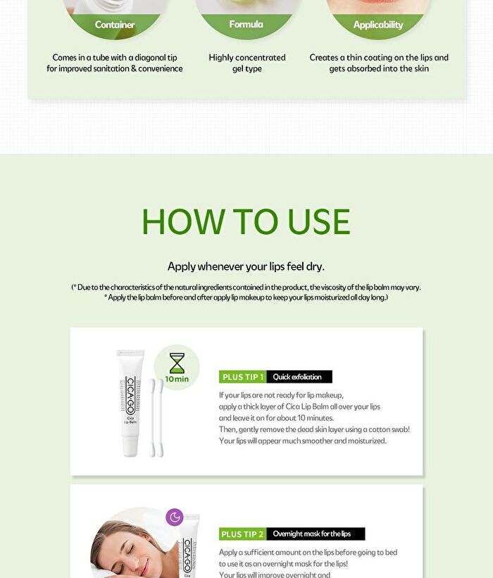 Isoi CICAGO Cica Lip Balm - 10g