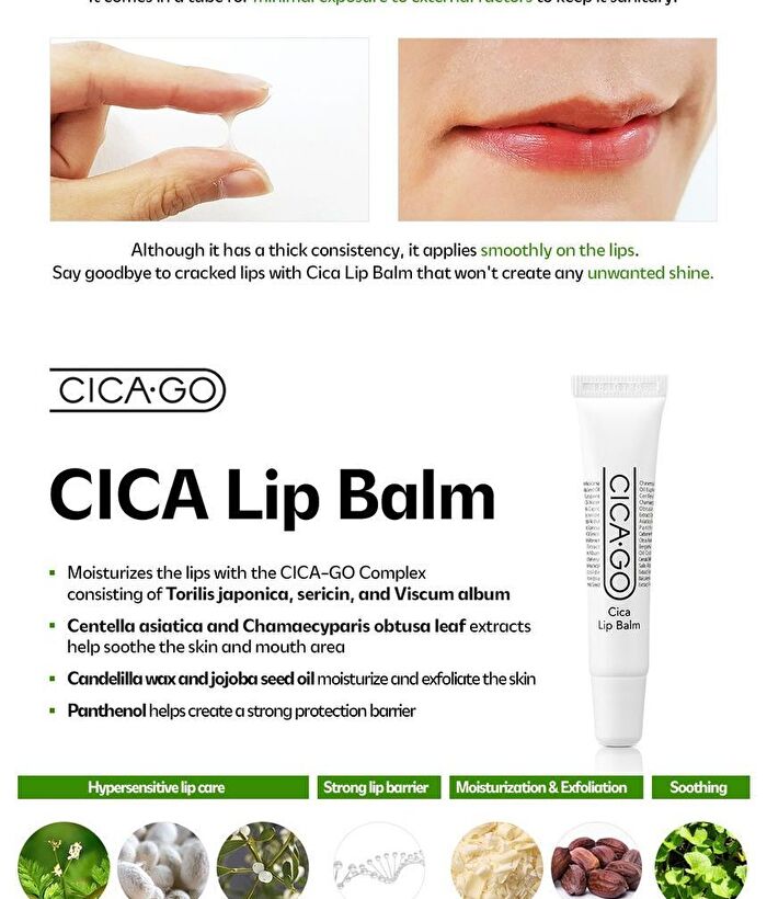Isoi CICAGO Cica Lip Balm - 10g
