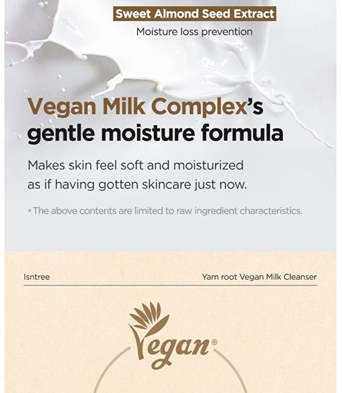 Yam Root Vegan Milk Cleanser - 220ml