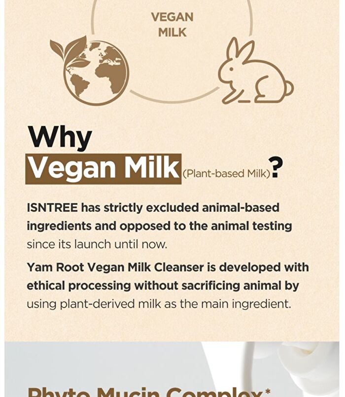 Yam Root Vegan Milk Cleanser - 220ml