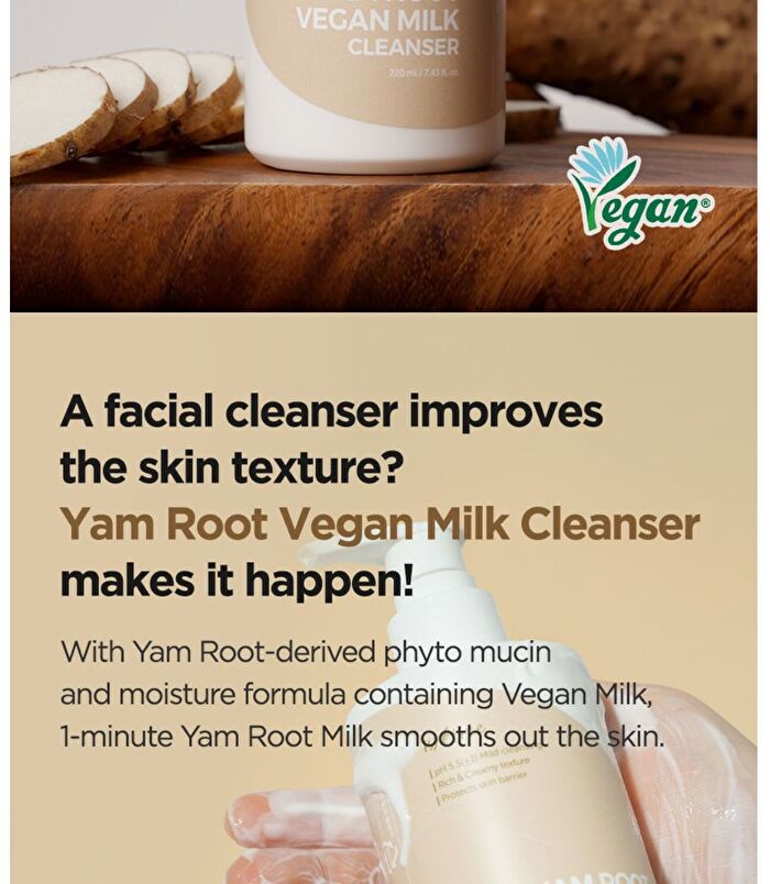 Yam Root Vegan Milk Cleanser - 220ml