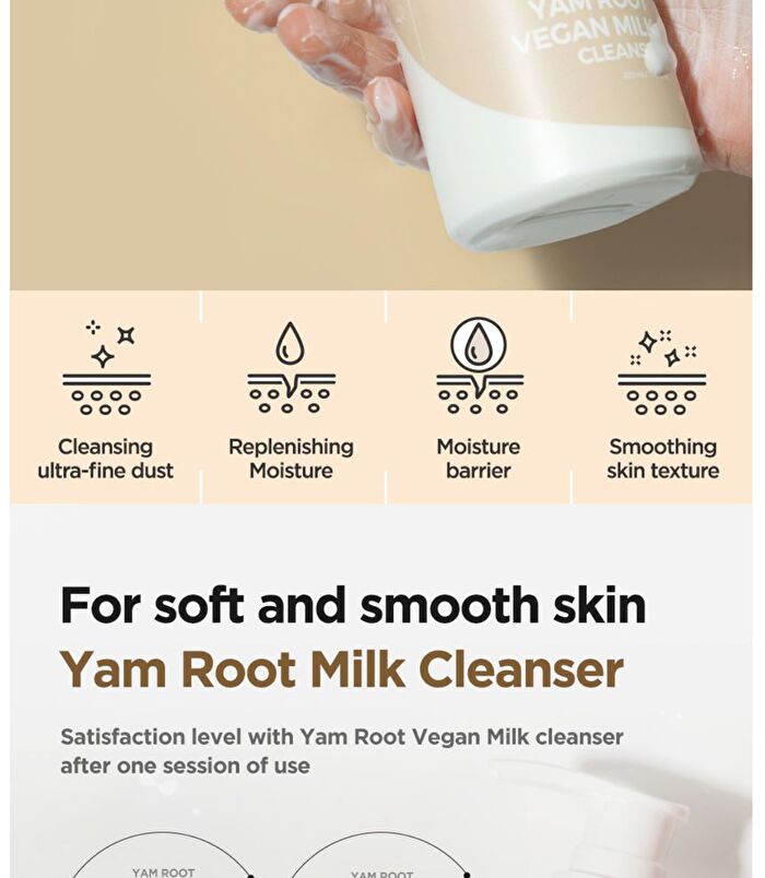 Yam Root Vegan Milk Cleanser - 220ml