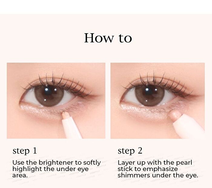 Sugar Twinkle Duo Eye Stick - 3 Colors - #01 Dewy Nude