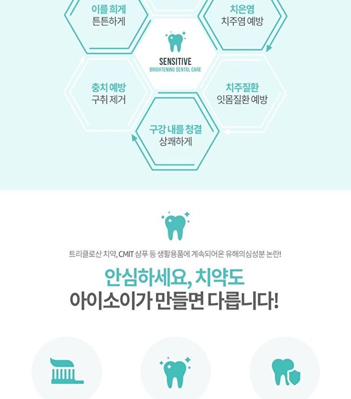 Isoi Sensitive Brightening Dental Care - 150ml