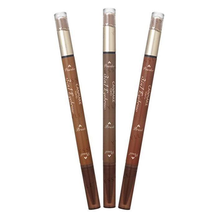 Canmake 3 In 1 Eyebrow - 02 Ash Brown