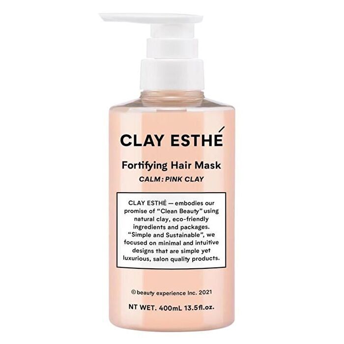 Clay Esthe Fortifying Hair Mask Calm: Pink Clay - 400ml