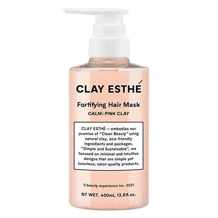 Clay Esthe Fortifying Hair Mask Calm: Pink Clay - 400ml
