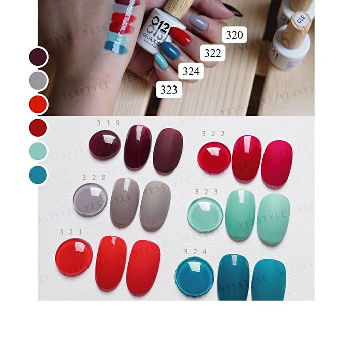 0121 Nail Gel Polish Whiten Collection 319 Dark Brown - 8ml