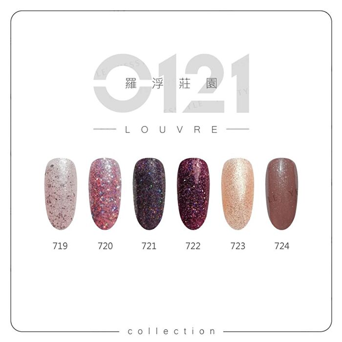 0121 Nail Gel Polish Louvre Collection 722 Copper - 8ml
