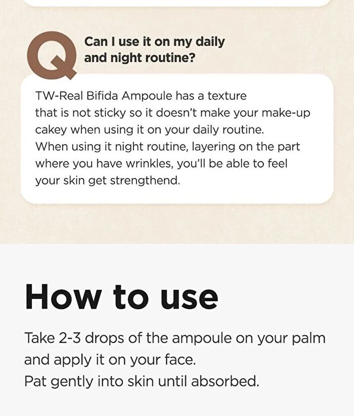 TW-Real Bifida Ampoule - New Version - 50ml