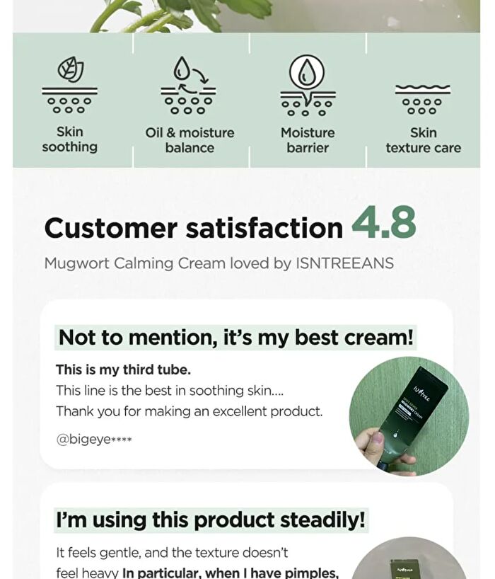 Mugwort Calming Cream - New Version - 50ml