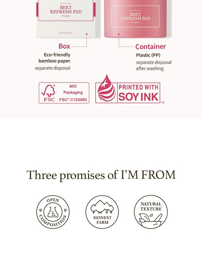I\'m from Beet Refresh Pad - 2022 Version - 60 pads