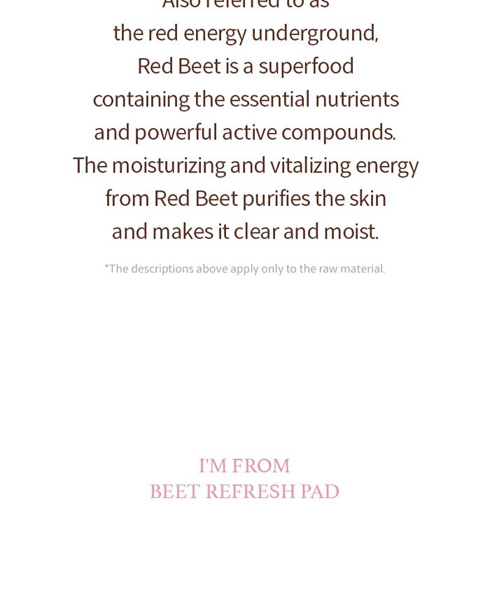 I\'m from Beet Refresh Pad - 2022 Version - 60 pads