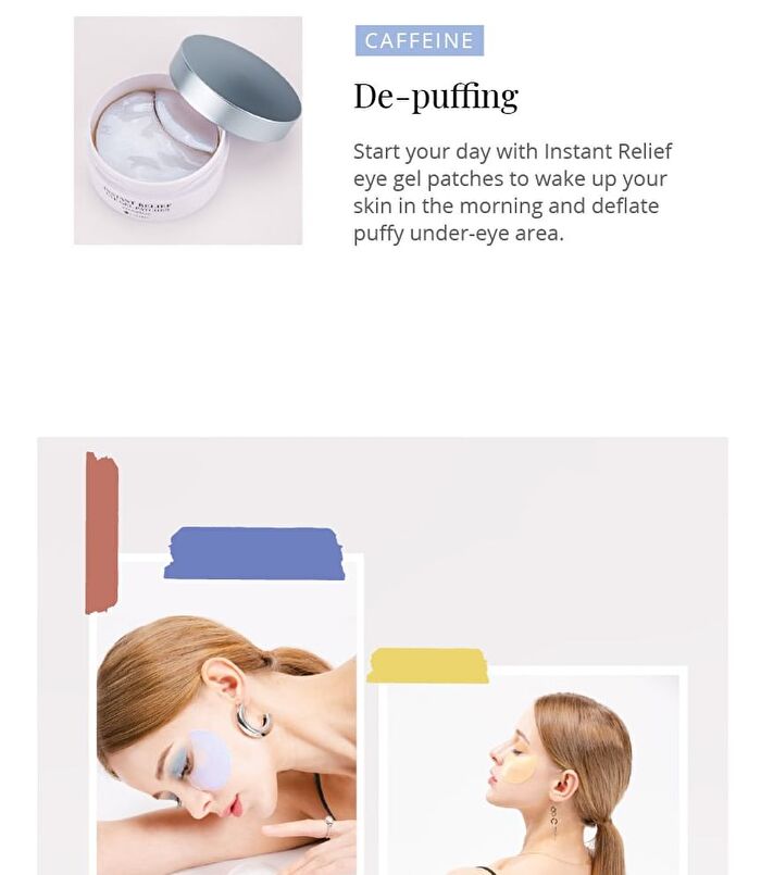 Ksecret Eye Gel Patches - 3 Types - Instant Relief