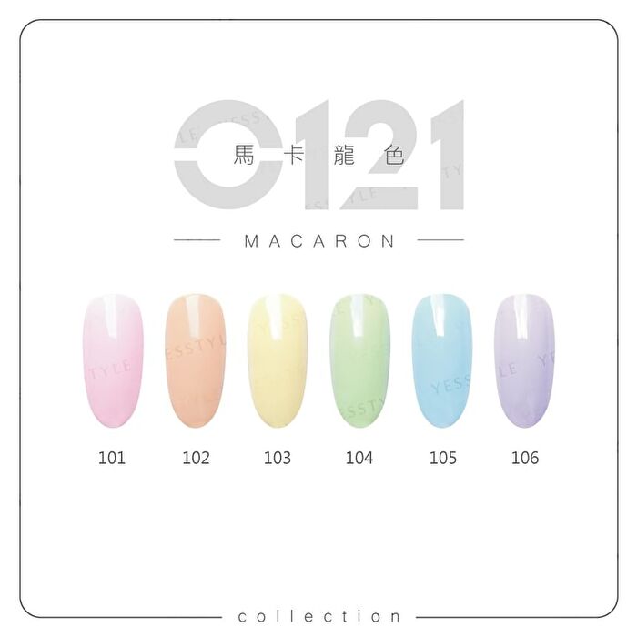 0121 Nail Gel Polish Macaron Collection 106 Light Purple - 8ml