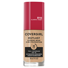 Covergirl Outlast Extreme Wear Foundation 810 Classic Ivory 30ml