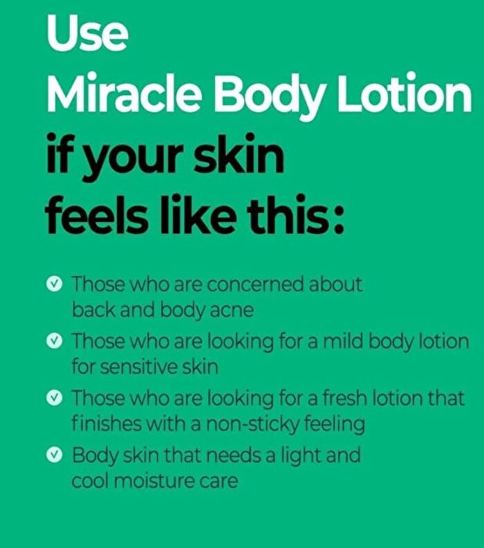 AHA, BHA, PHA Miracle Calming Body Lotion - 200ml