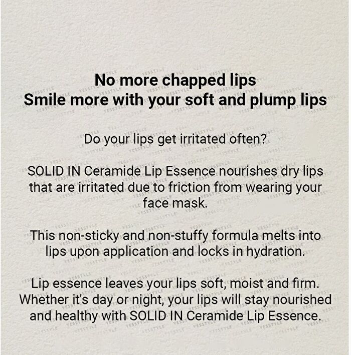 SOLID IN Ceramide Lip Essence - 11ml