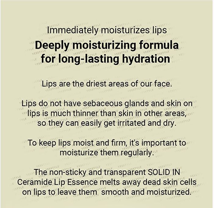 SOLID IN Ceramide Lip Essence - 11ml