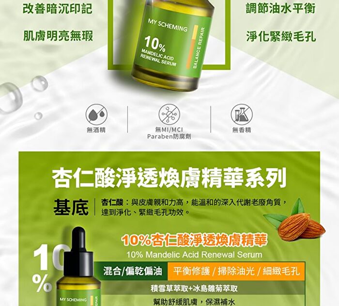 10% Mandelic Acid Renewal Serum - 30ml