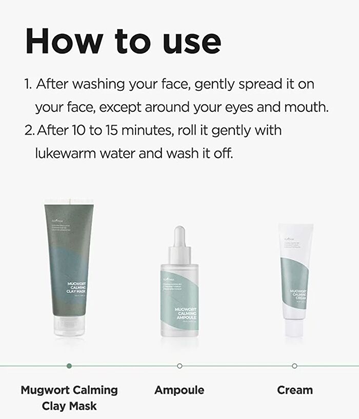 Mugwort Calming Clay Mask - New Version - 100ml