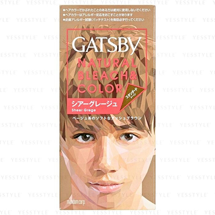 Gatsby Natural Bleach & Hair Color - Smoky Ash