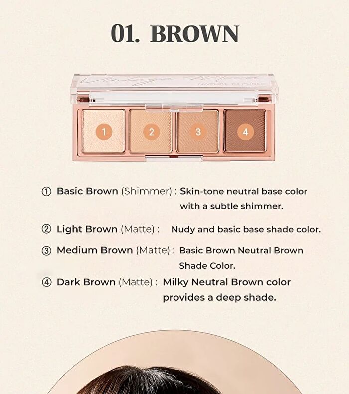 Daily Basic Palette - 7 Types - #04 Coral