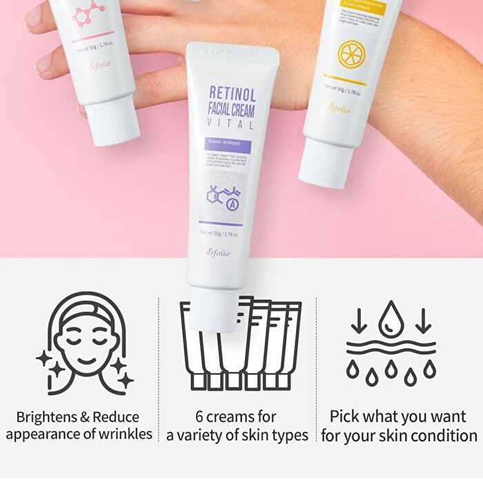 Facial Cream - 6 Types - Retinol Vital