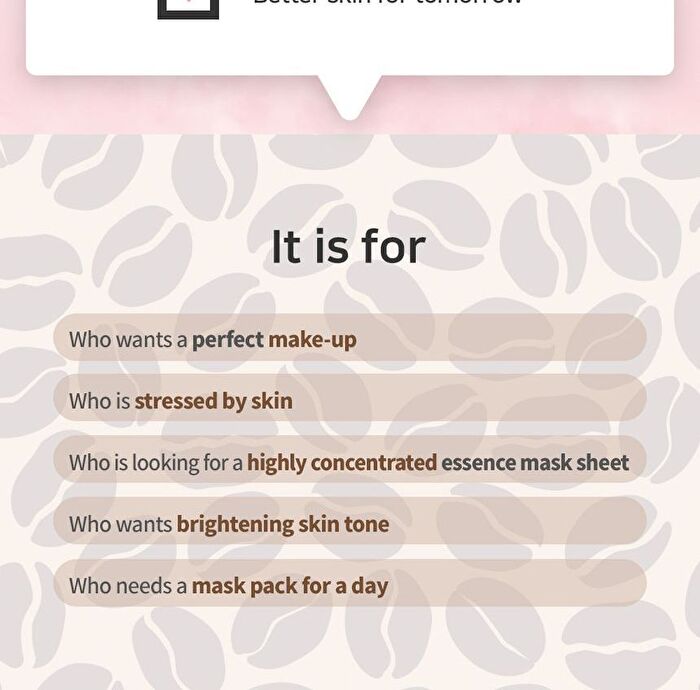 esfolio Niacinamide With Black Bean Essence Mask Sheet Set - 10 sheets