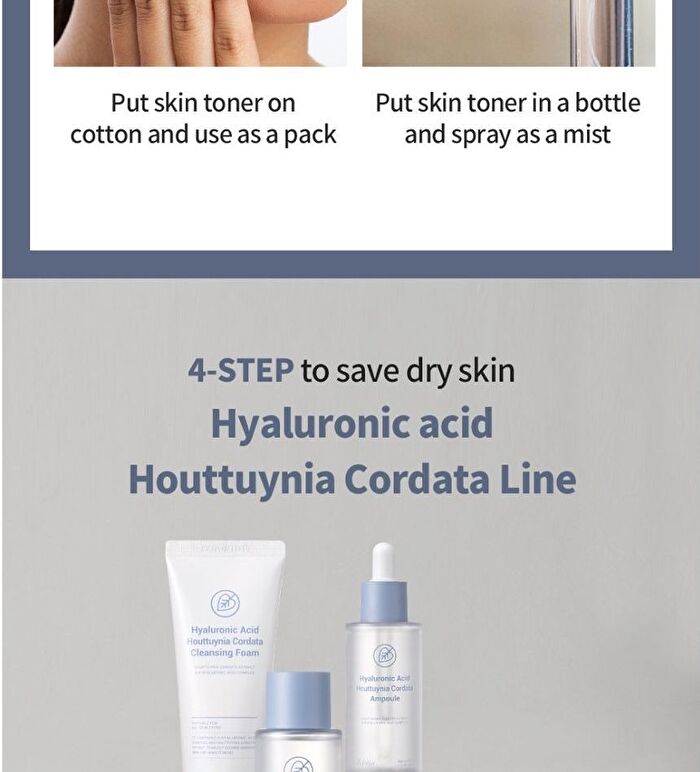 esfolio Hyaluronic Acid Houttuynia Cordata Toner - 150ml