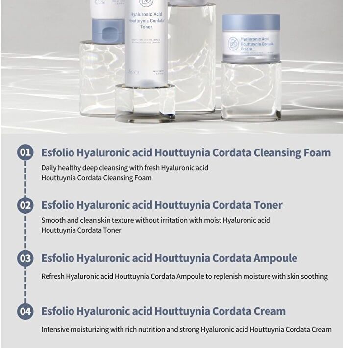 esfolio Hyaluronic Acid Houttuynia Cordata Toner - 150ml