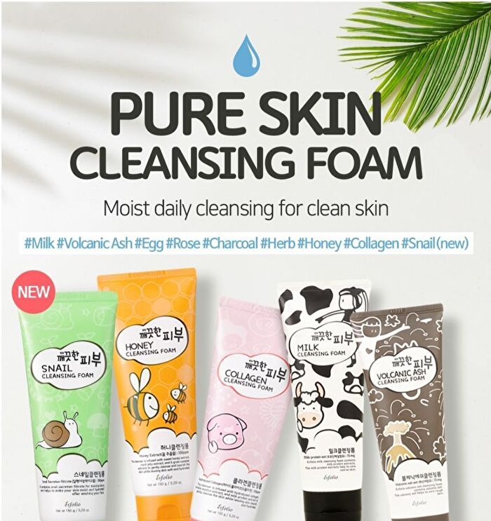 esfolio Pure Skin Snail Cleansing Foam - 150ml