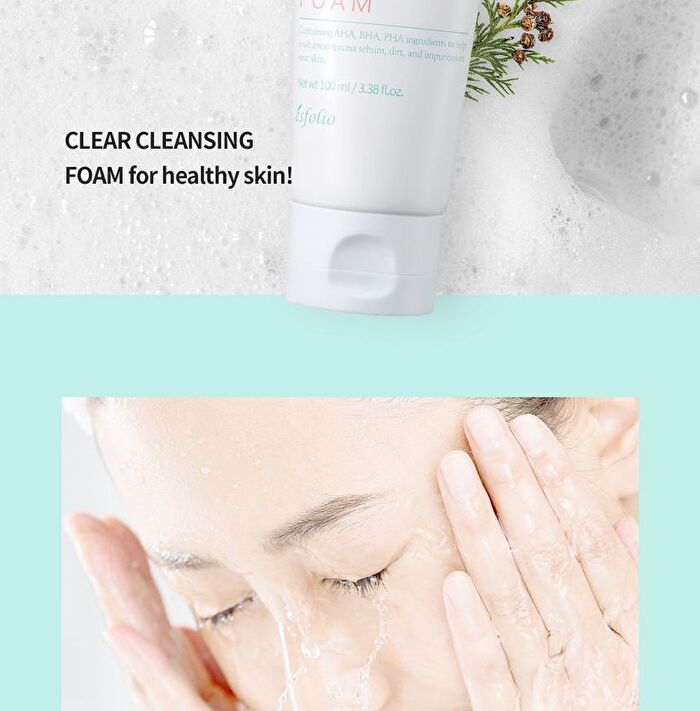 esfolio 3HA Clear Cleansing Foam - 100ml