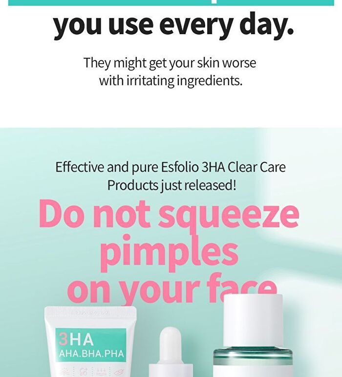 esfolio 3HA Clear Cleansing Foam - 100ml