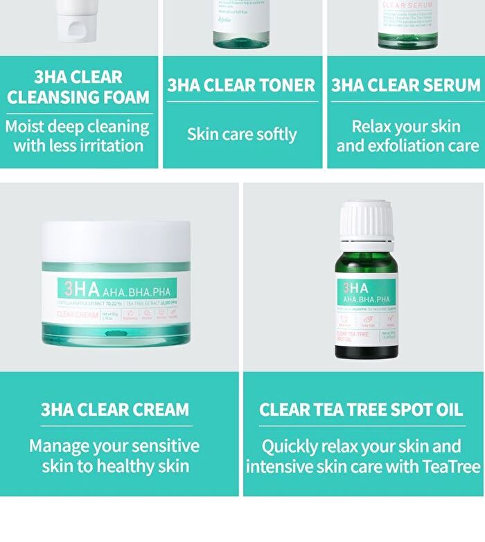 esfolio 3HA Clear Cleansing Foam - 100ml