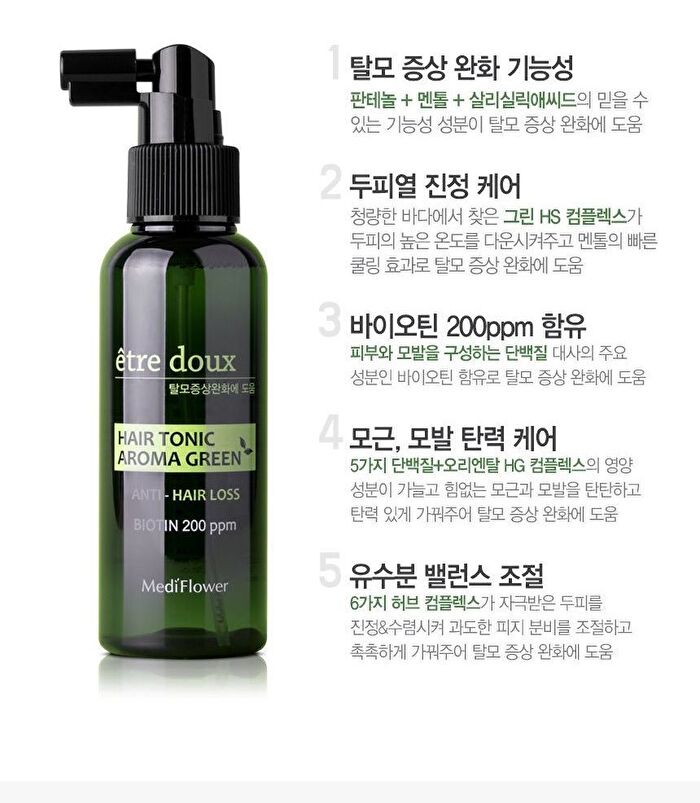 Etre Doux Hair Tonic Aroma Green - 100ml