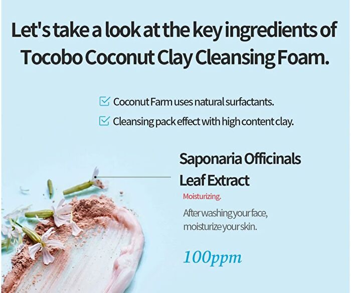 Coconut Clay Cleansing Foam - 150ml