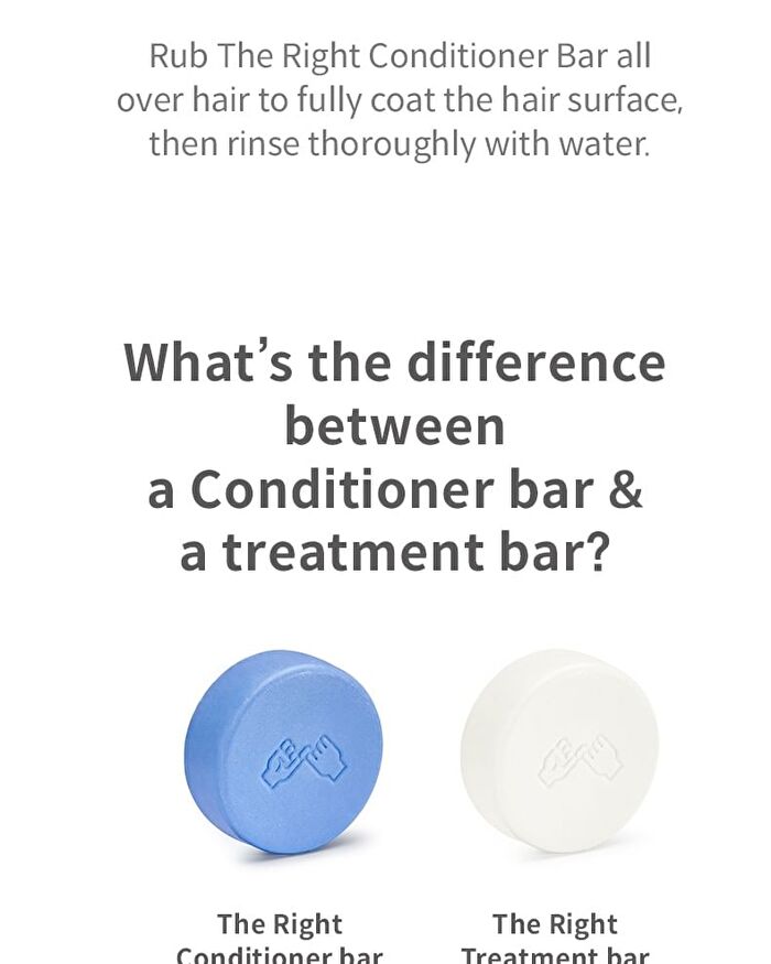 The RIGHT Conditioner Bar - 2026 Version - 120g
