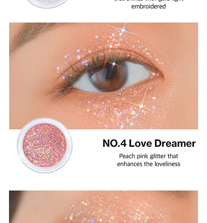 Get Loose Glitter Gel - 7 Colors - Renewed: N°4 Love Dreamer