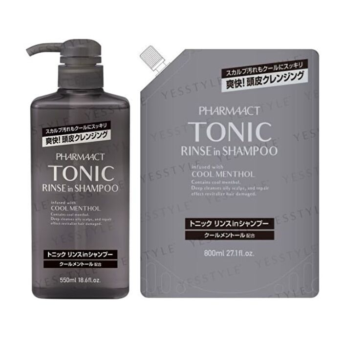 Kumano Cosme Pharmaact Tonic Rinse In Shampoo - 550ml