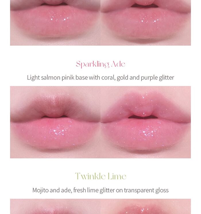 Jelly Lip Plumper Tint - 15 Colors - Sparkling Ade