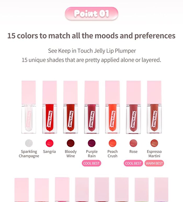 Jelly Lip Plumper Tint - 15 Colors - Sparkling Ade