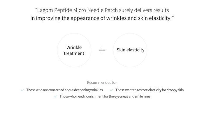 Lagom Peptide Micro Needle Patch - 4 pairs