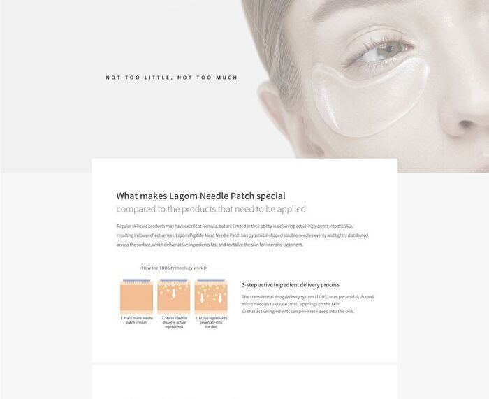 Lagom Peptide Micro Needle Patch - 4 pairs