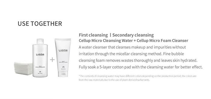 Lagom Cellup Micro Cleansing Water - 350ml
